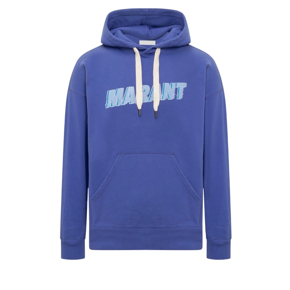 Isabel Marant Miley Logo Cotton Hoodie